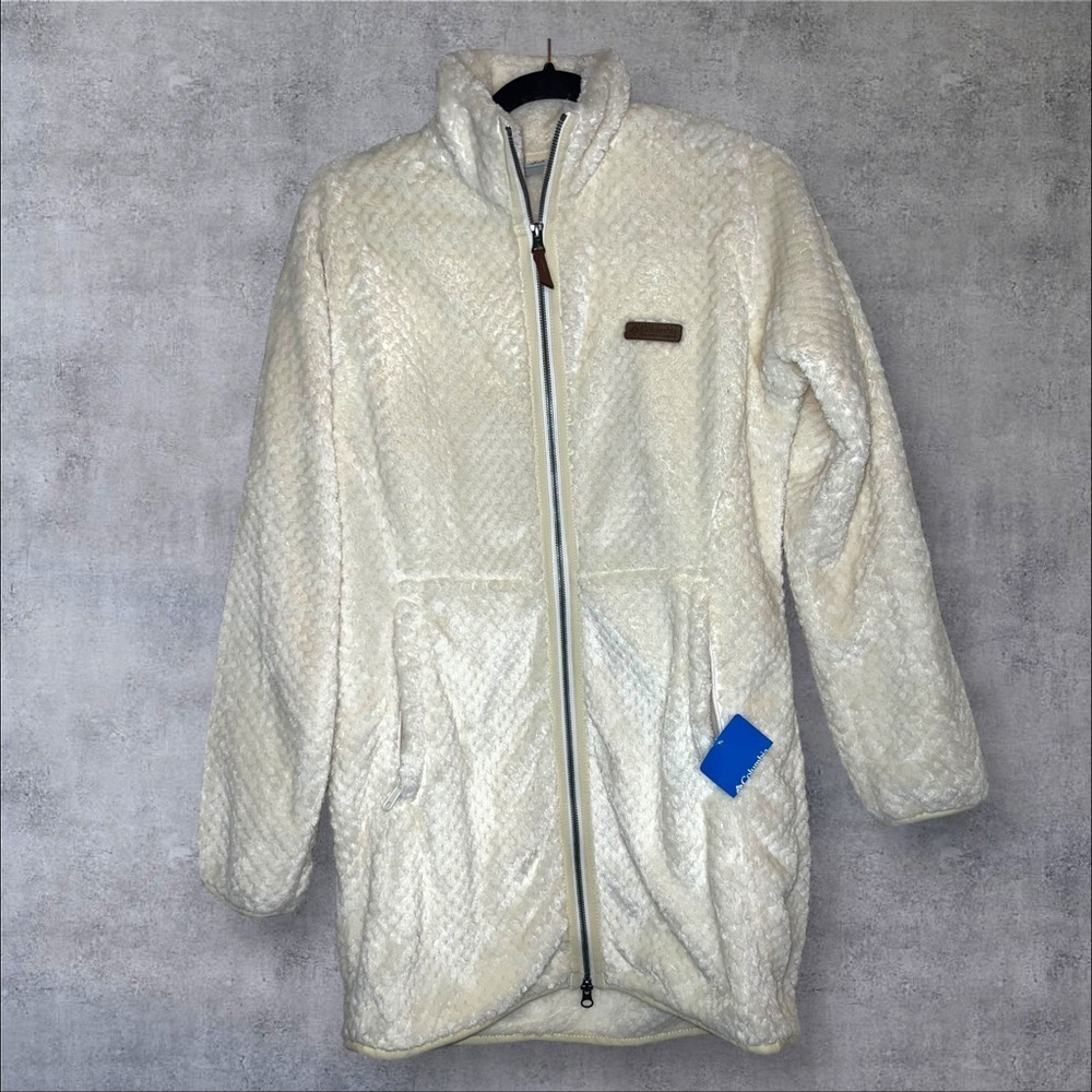Columbia Cream Teddy Jacket Plush Fleece‎